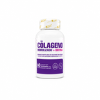 Colágeno dietario en cápsulas, suplemento nutricional para complementar la alimentación y apoyar el cuidado de la piel, articulaciones, huesos y uñas.